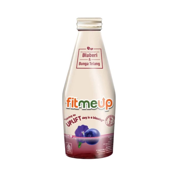 Fitmeup Botanical Drink Uplift Kombinasi Bluberi & Bunga Telang