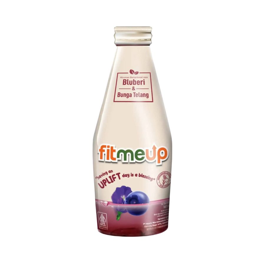 Fitmeup Botanical Drink Uplift Kombinasi Bluberi & Bunga Telang 160ml