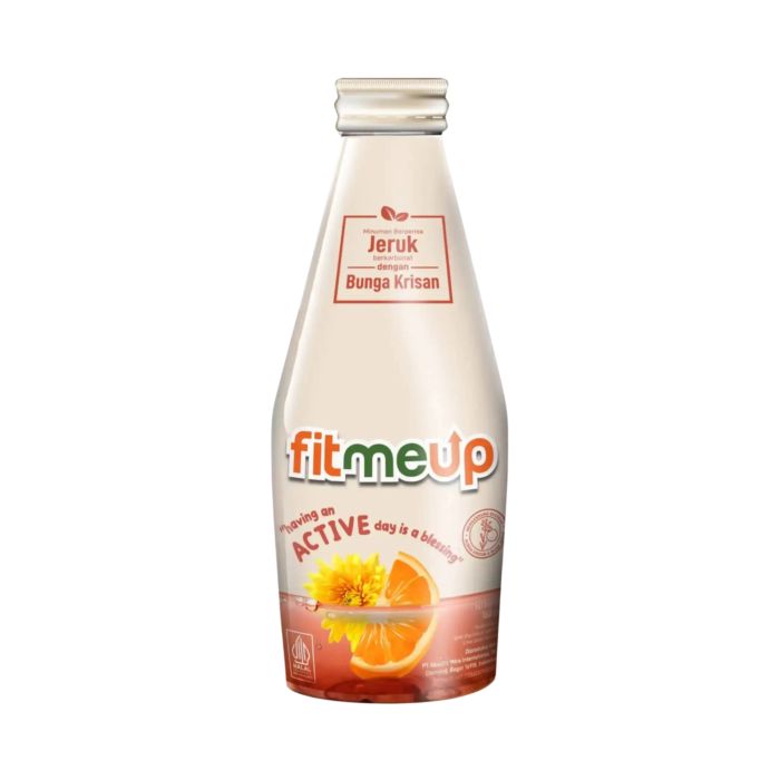 Fitmeup Botanical Drink Active Kombinasi Jeruk & Bunga Krisan