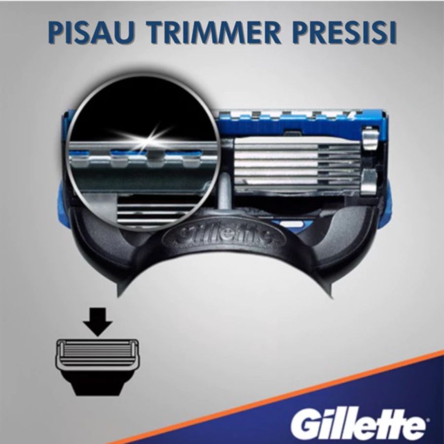 Gillette Fusion Proglide Refill Alat Cukur 4pcs