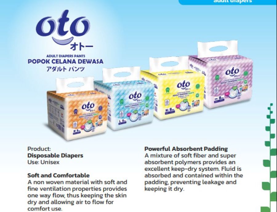 Oto Diapers Popok Celana Dewasa XL8 1pack