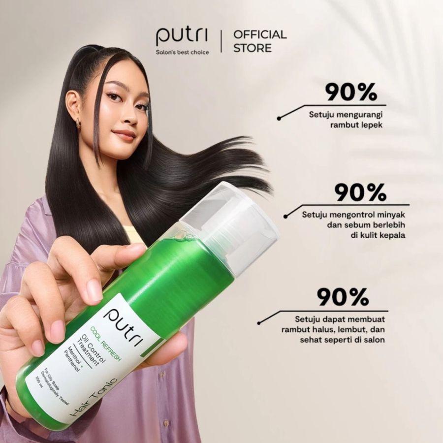 Putri Cool Refresh Oil Control Treatment Hair Tonic 450ml