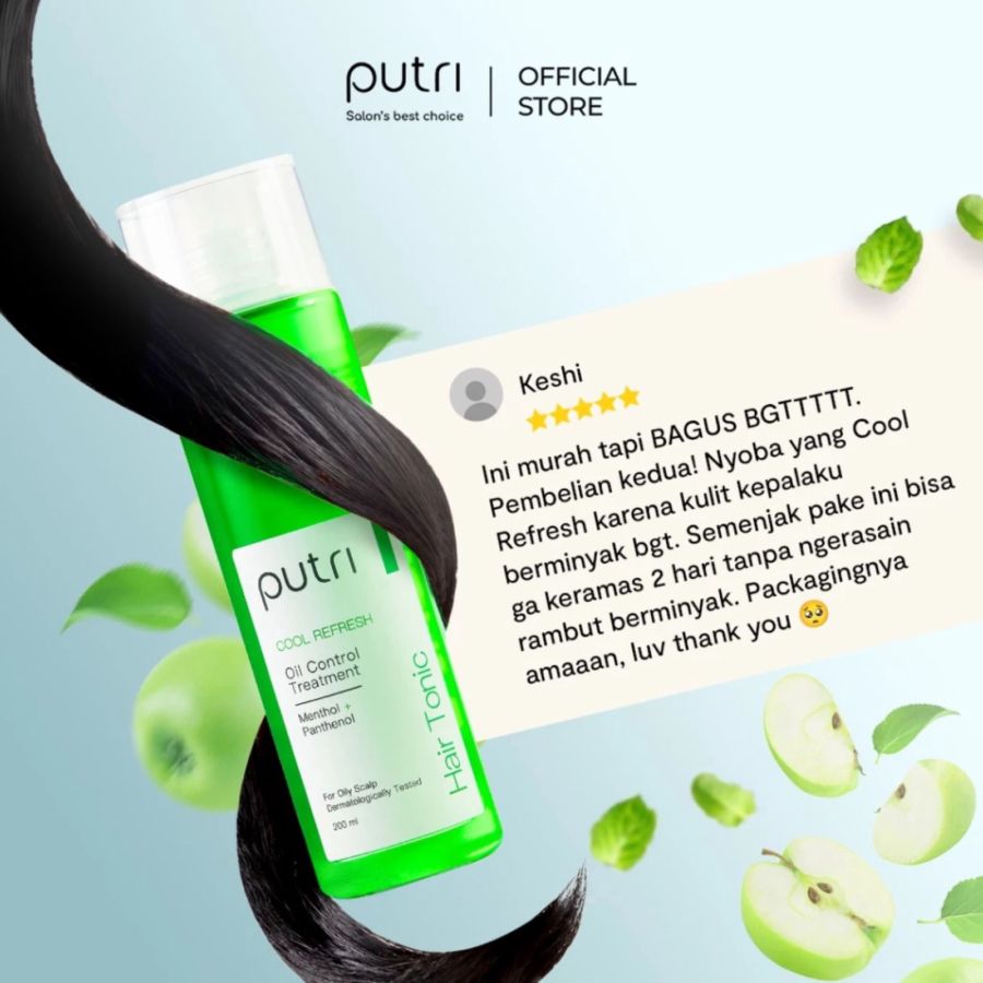 Putri Cool Refresh Oil Control Treatment Hair Tonic 450ml