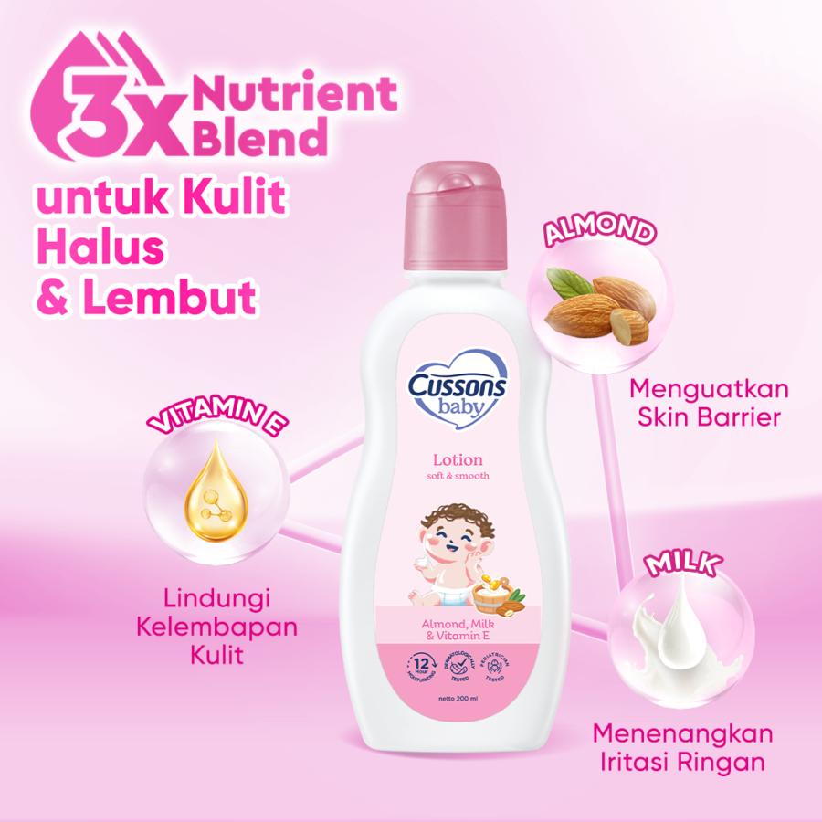 Cussons Baby Lotion Soft & Smooth 200ml