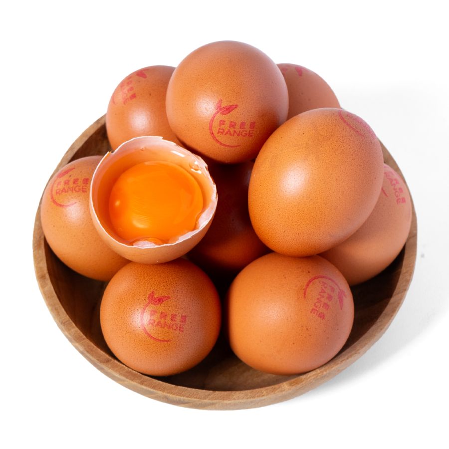 Rossa Farm Telur Ayam Free Range Brown Eggs 10butir