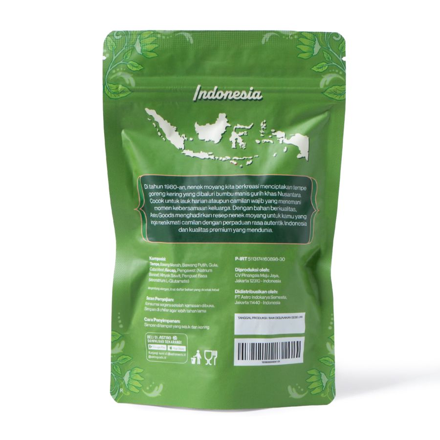 Tempe Orek Astro Goods 100gram