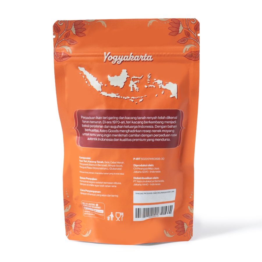 Teri Kacang Astro Goods 100gram