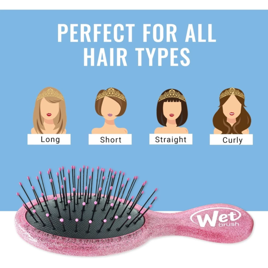 The Wet Brush Mini Disney Glitter Ball Belle 1pcs