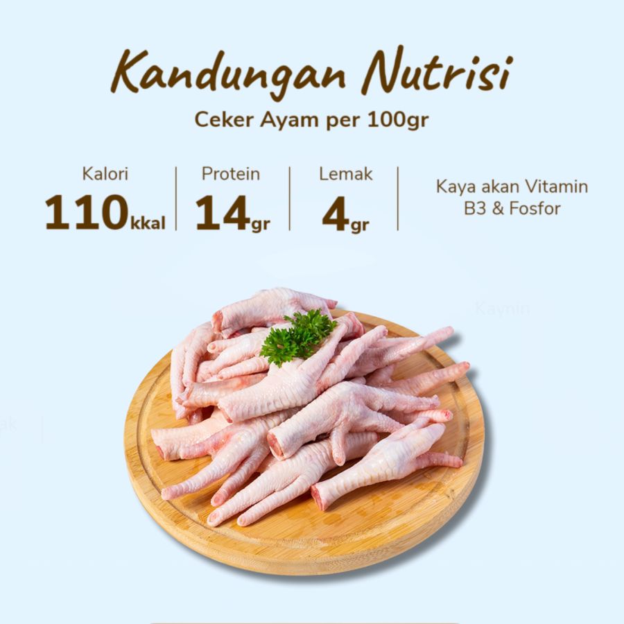 Ceker Ayam Astro Farm 450-550gram