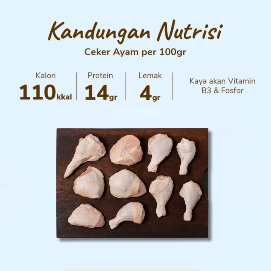 Ayam Broiler 10 Potong Astro Farm 1kg 1kg