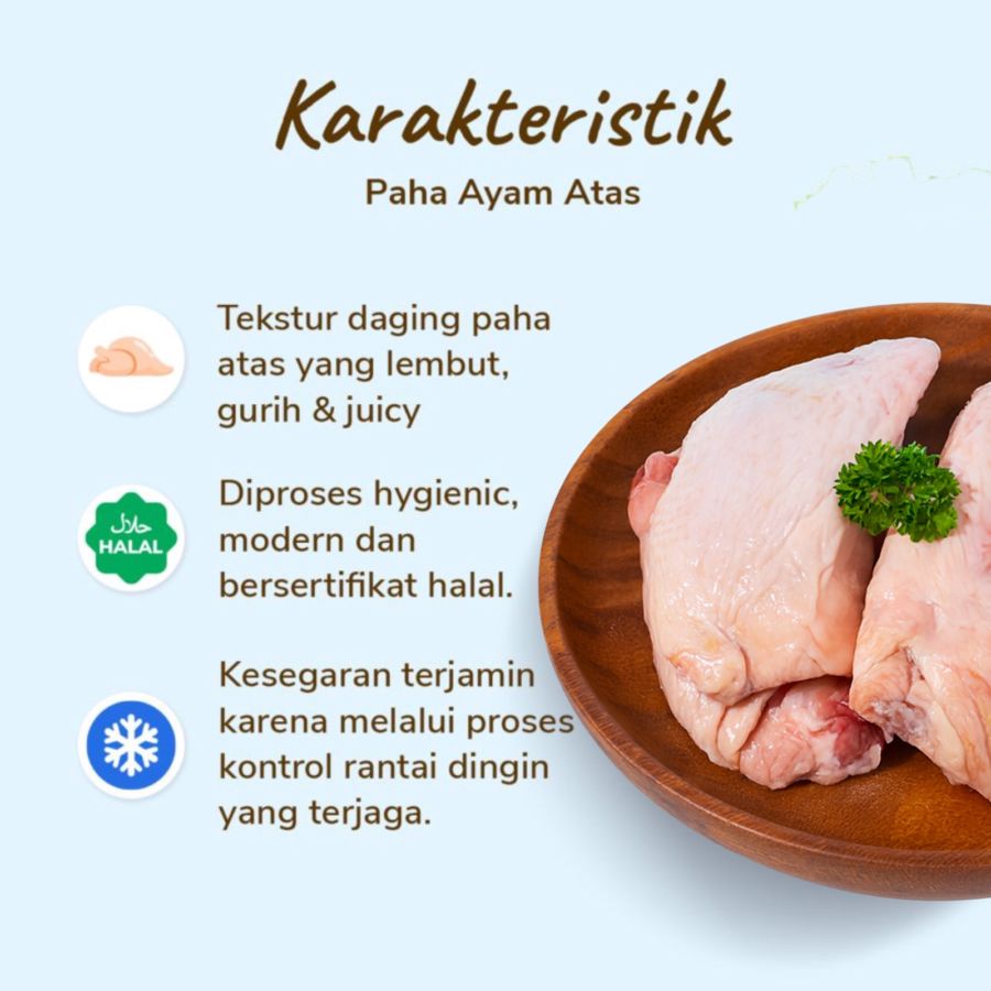 Paha Ayam Atas Astro Farm 450-550gram