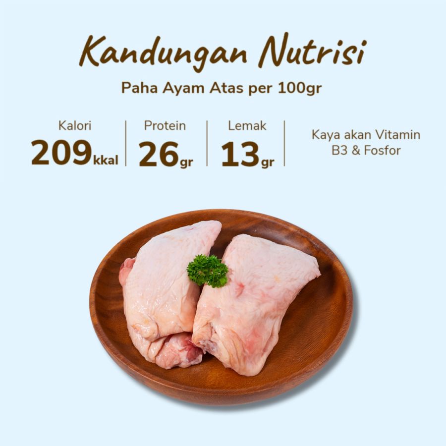 Paha Ayam Atas Astro Farm 450-550gram
