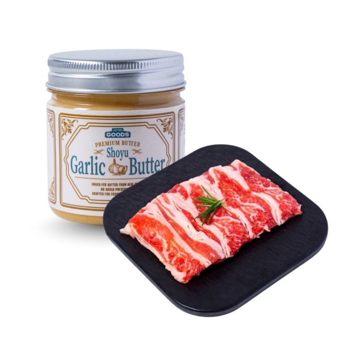 Daging Shortplate Slice Import 250gr & Shoyu Garlic Butter 100gr
