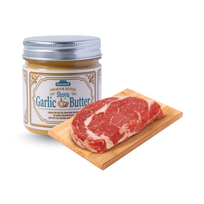 Ribeye Steak Import 250gr & Shoyu Garlic Butter 100gr