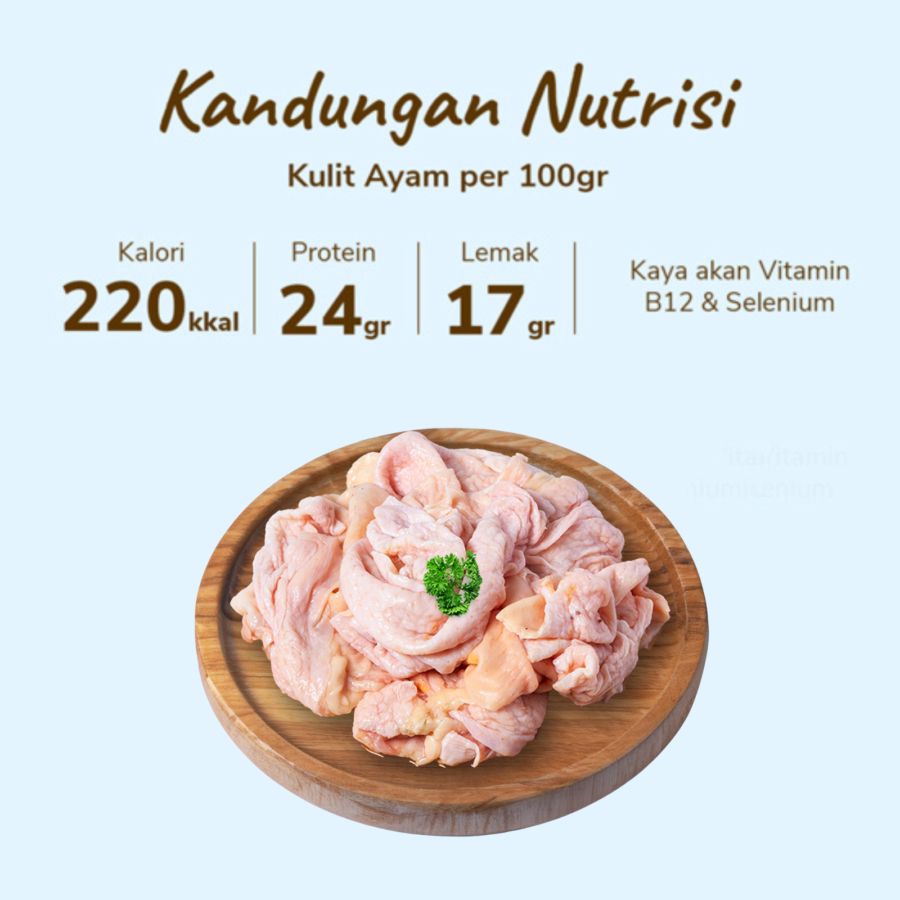 Kulit Ayam Astro Farm 450-550gram