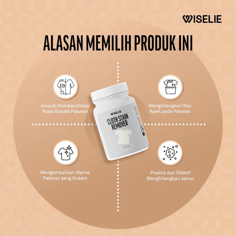 Wiselie Cloth Stain Remover 500gram