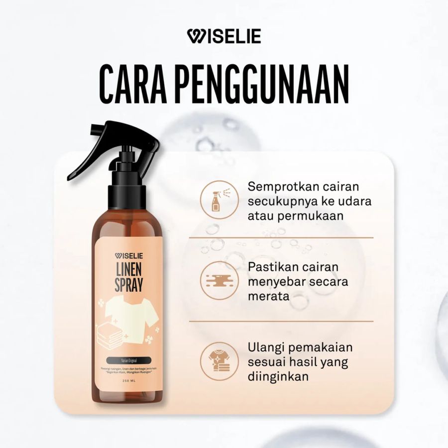 Wiselie Linen Cutton Fresh Pengharum Ruangan 250ml