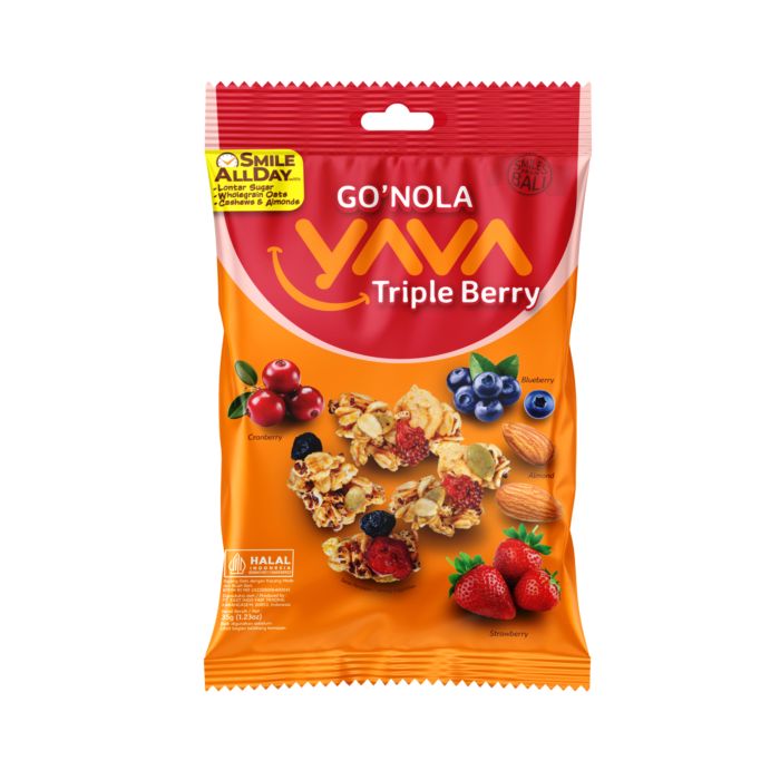 Yava Go'Nola Triple Berry Granola