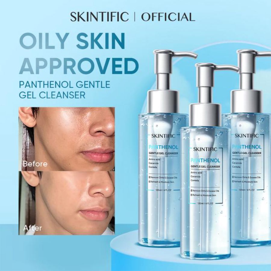 Skintific Panthenol Gentle Care Cleanser Face Wash 120ml
