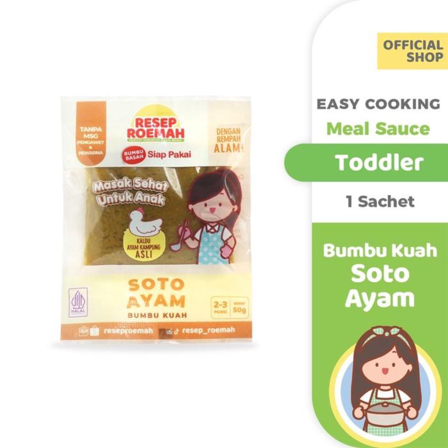 Resep Roemah Bumbu Instant Anak Kuah Soto Ayam 50gram