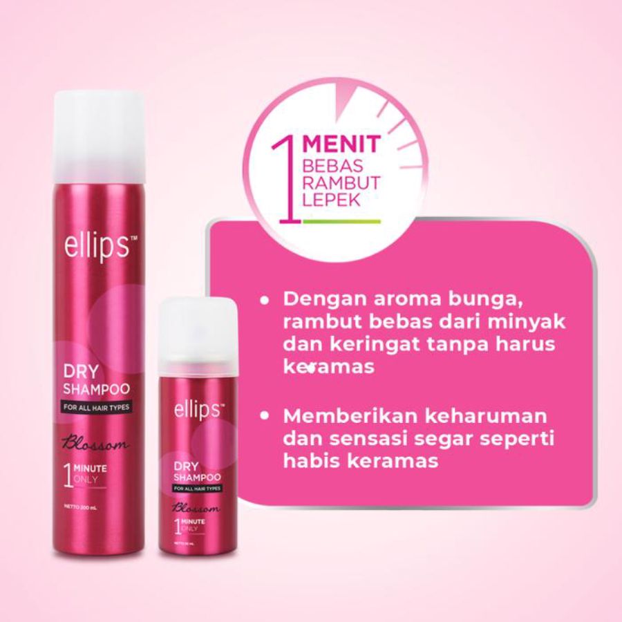Ellips Blossom Dry Shampoo 50ml