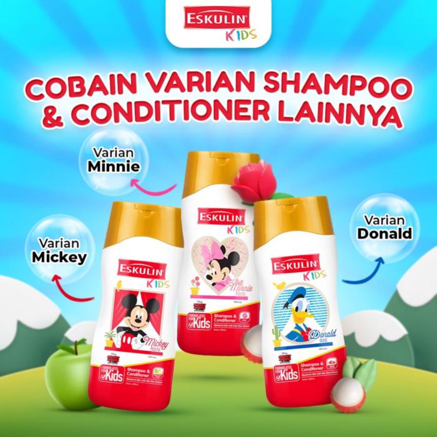 Eskulin Kids Shampoo & Conditioner Mickey 200ml