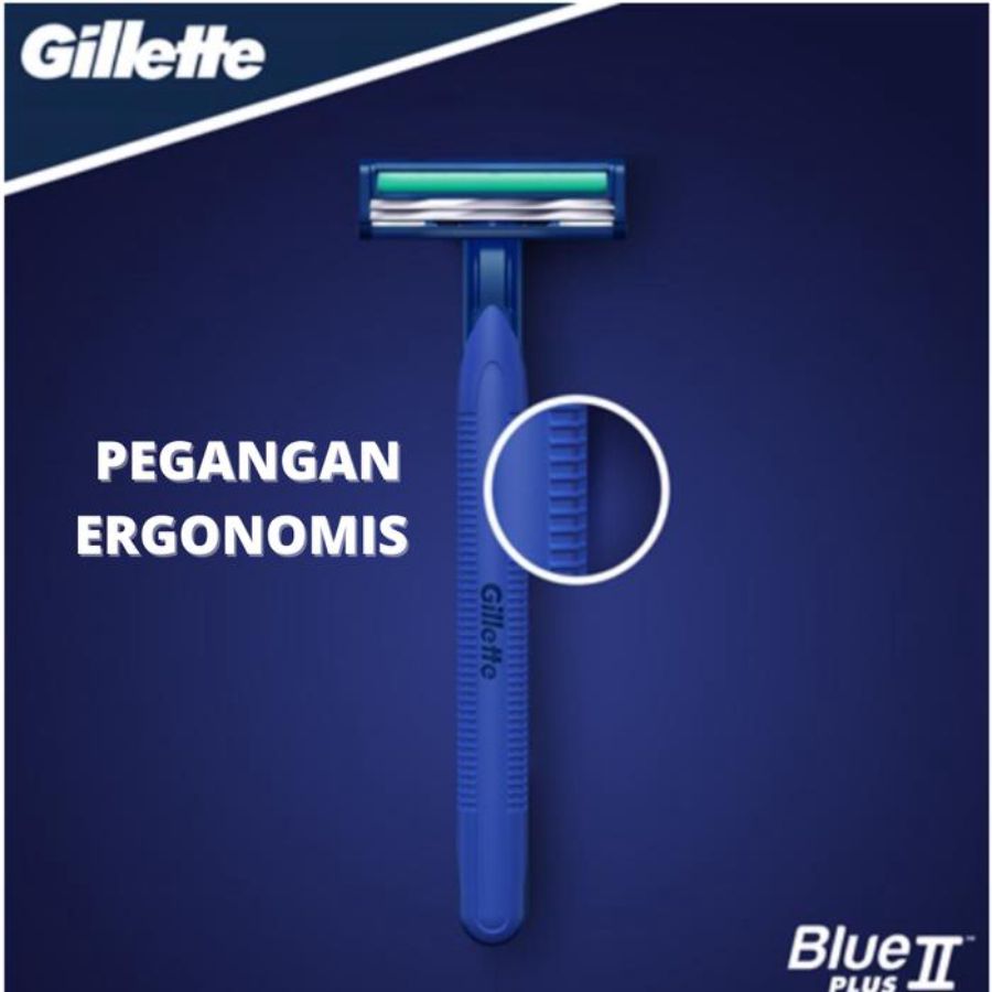 Gillette Blue II Pivot Elastomer Razor 1pack