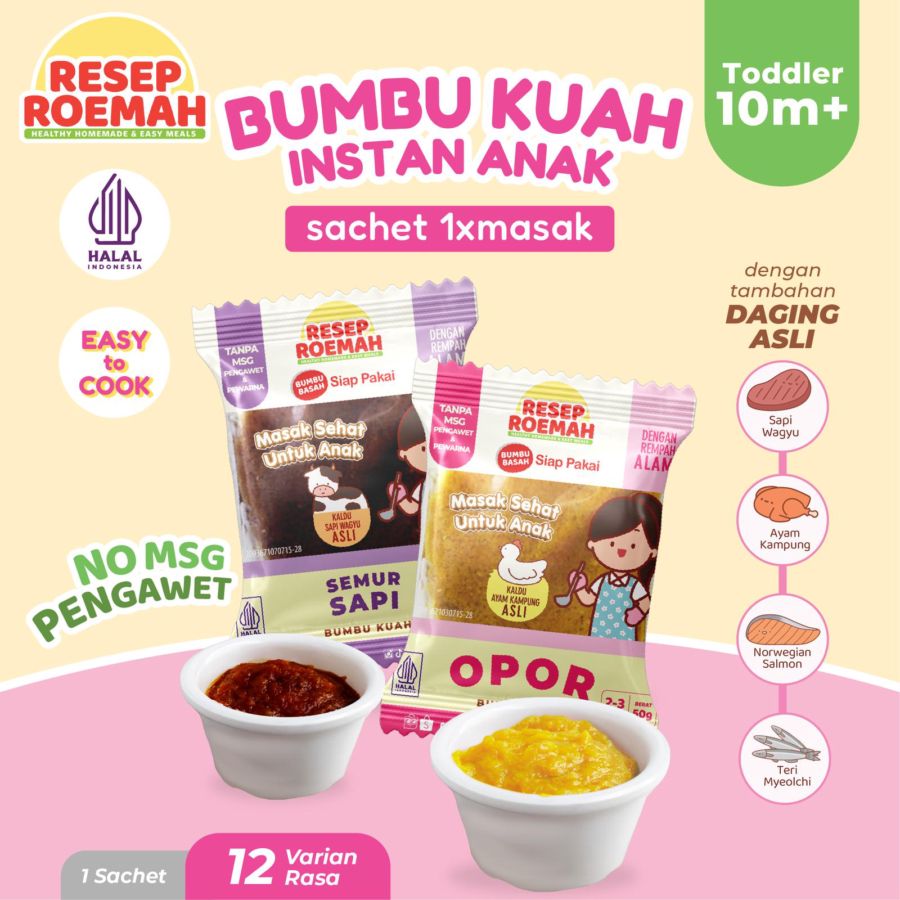 Resep Roemah Bumbu Instant Anak Kuah Soto Betawi Saikoro 50gram