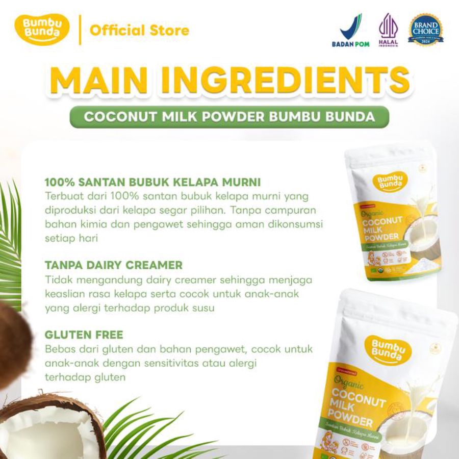 Bumbu Bunda Elia Coconut Milk Powder 150gram