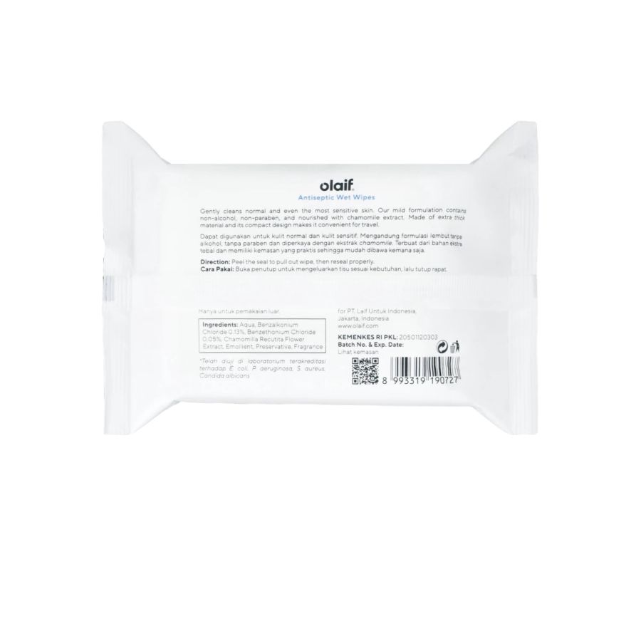 Olaif Antiseptic Wet Wipes 20sheets