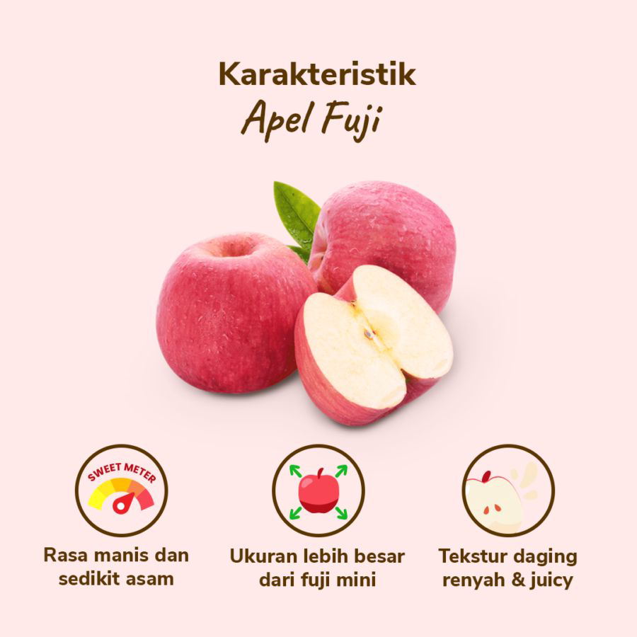 Apel Fuji Astro Farm 1 pcs 180-250gram