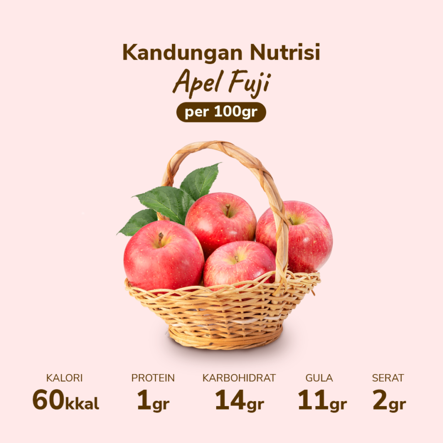 Apel Fuji Astro Farm 1 pcs 180-250gram