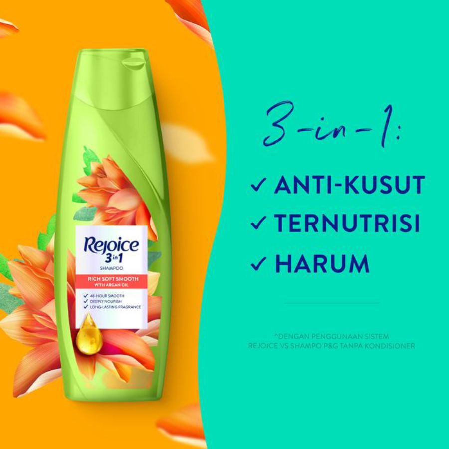 Rejoice Rich Soft Smooth Shampoo 340ml