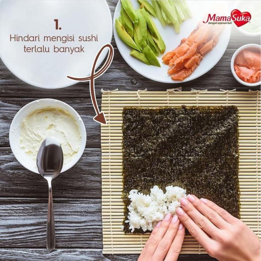 Mamasuka Sushi Nori Roasted Seaweed 20gram