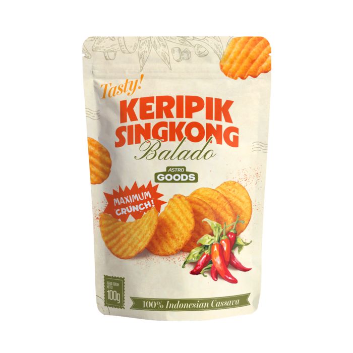 Keripik Singkong Bakar Balado Astro Goods