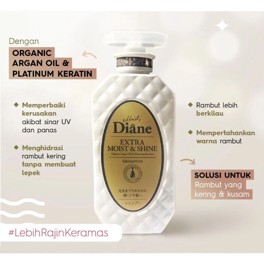 Moist Diane Extra Moist & Shine Shampoo 450ml
