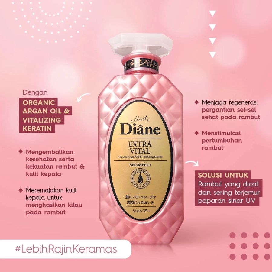 Moist Diane Extra Vital Shampoo 450ml