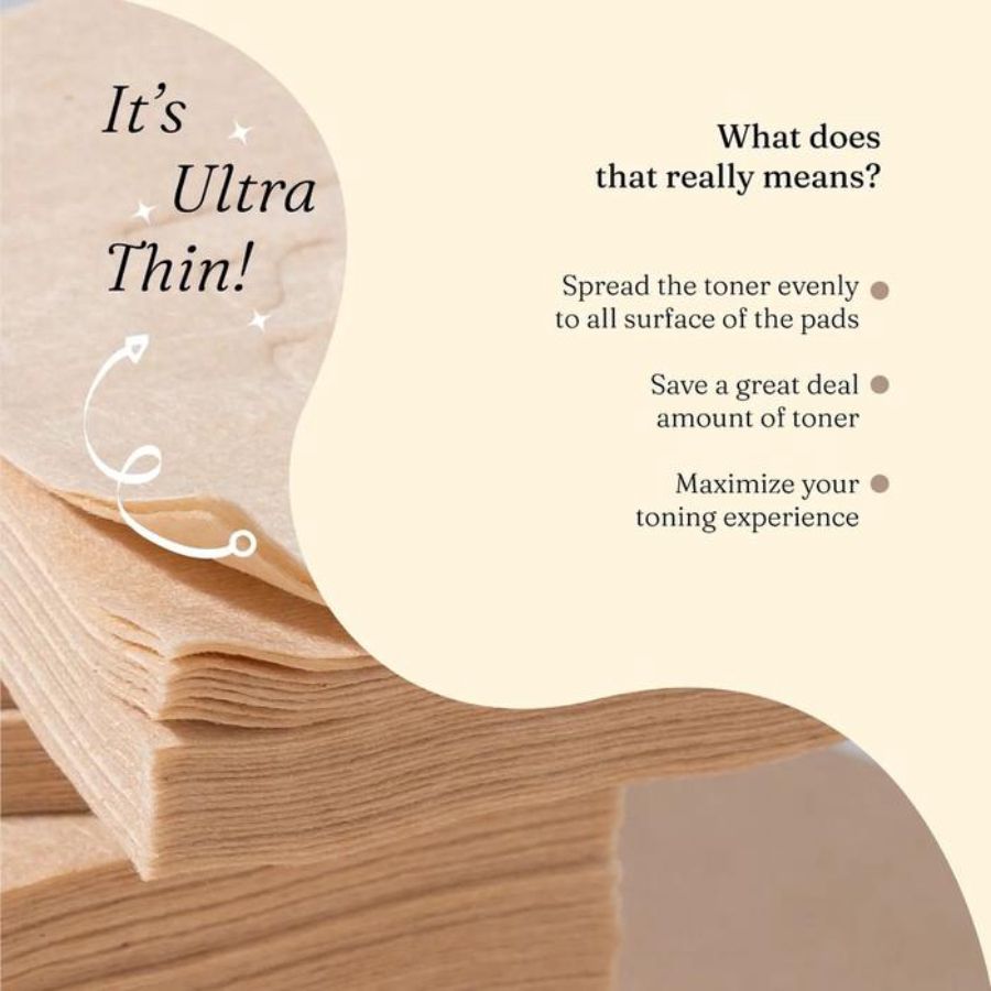 For Skin's Sake Ultra Thin Toning Pads - Kapas Toner Tipis 240 pcs 1pcs