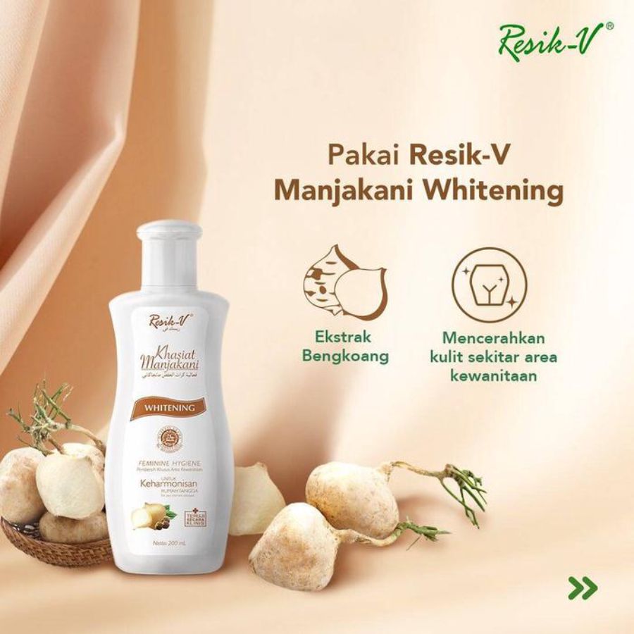 Resik-V Khasiat Manjakani Whitening Feminine Hygiene 90ml