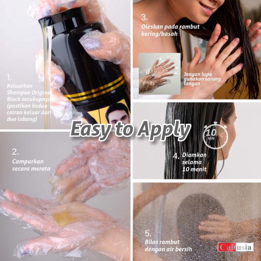 Cultusia Original Black Shampoo 160ml