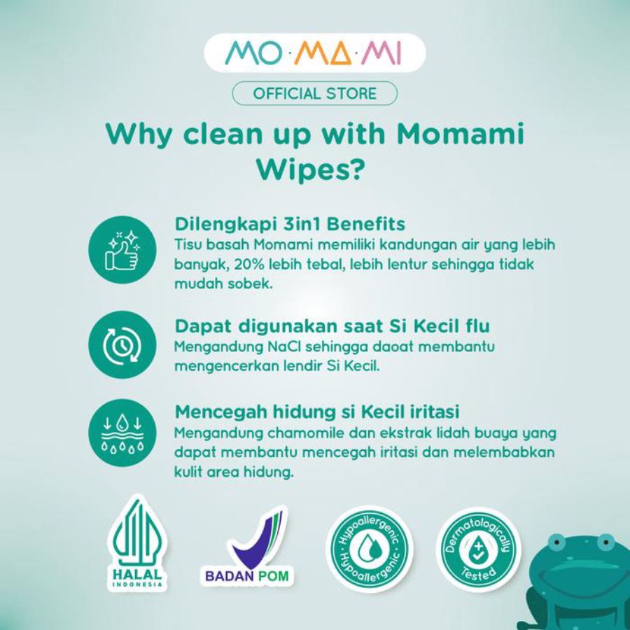 Momami Saline Wet Wipes 30sheets