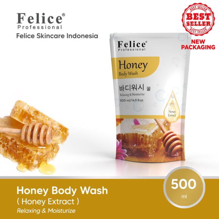 Felice Honey Scented Body Wash 500ml