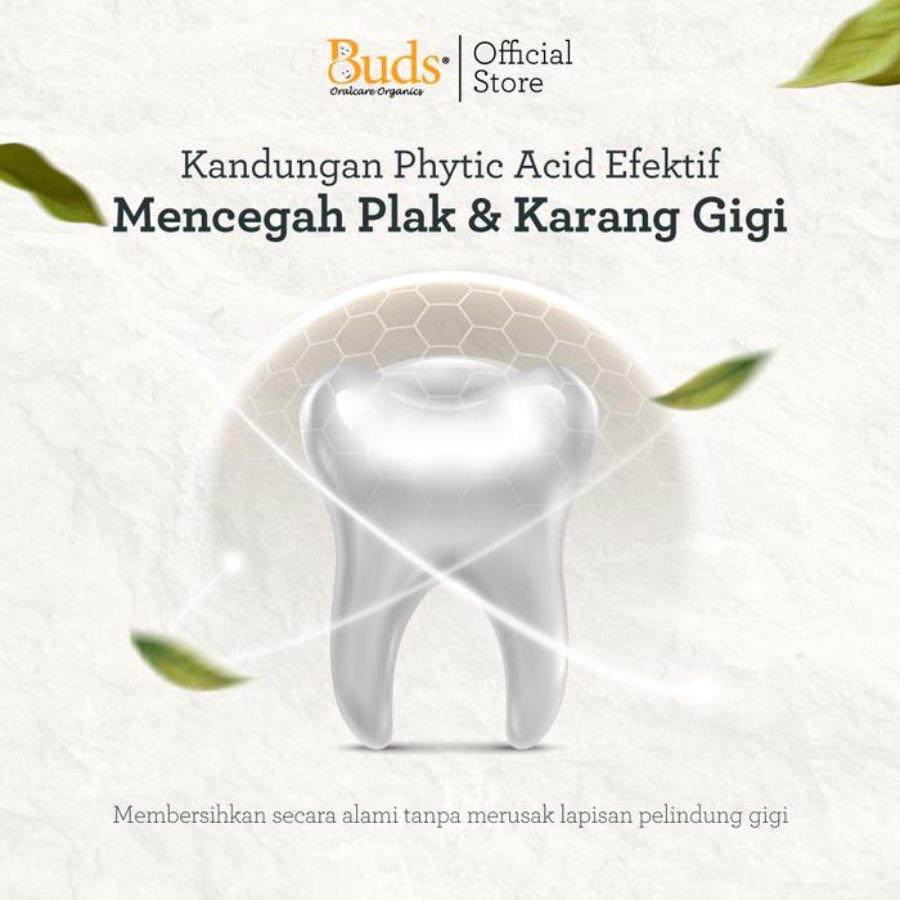 Buds Children's Toothpaste Preservative Free With Xylitol Strawberry 50ml