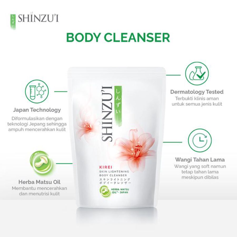 Shinzui Kirei Body Cleanser Refill 380ml