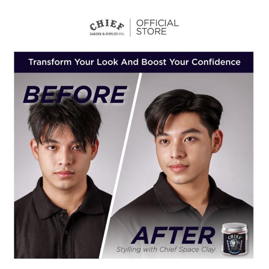 Chief Space Clay Pomade Textured & Natural Look 120gram