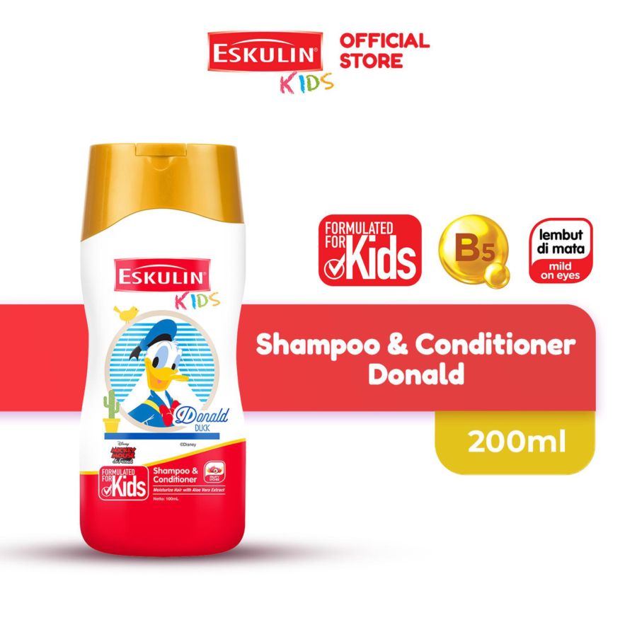 Eskulin Kids Shampoo & Conditioner Donald Duck 200ml