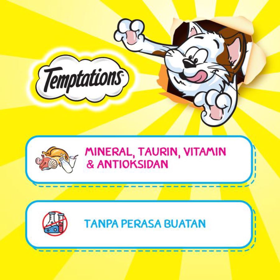 Temptations Tuna Adult Snack Kucing 75gram