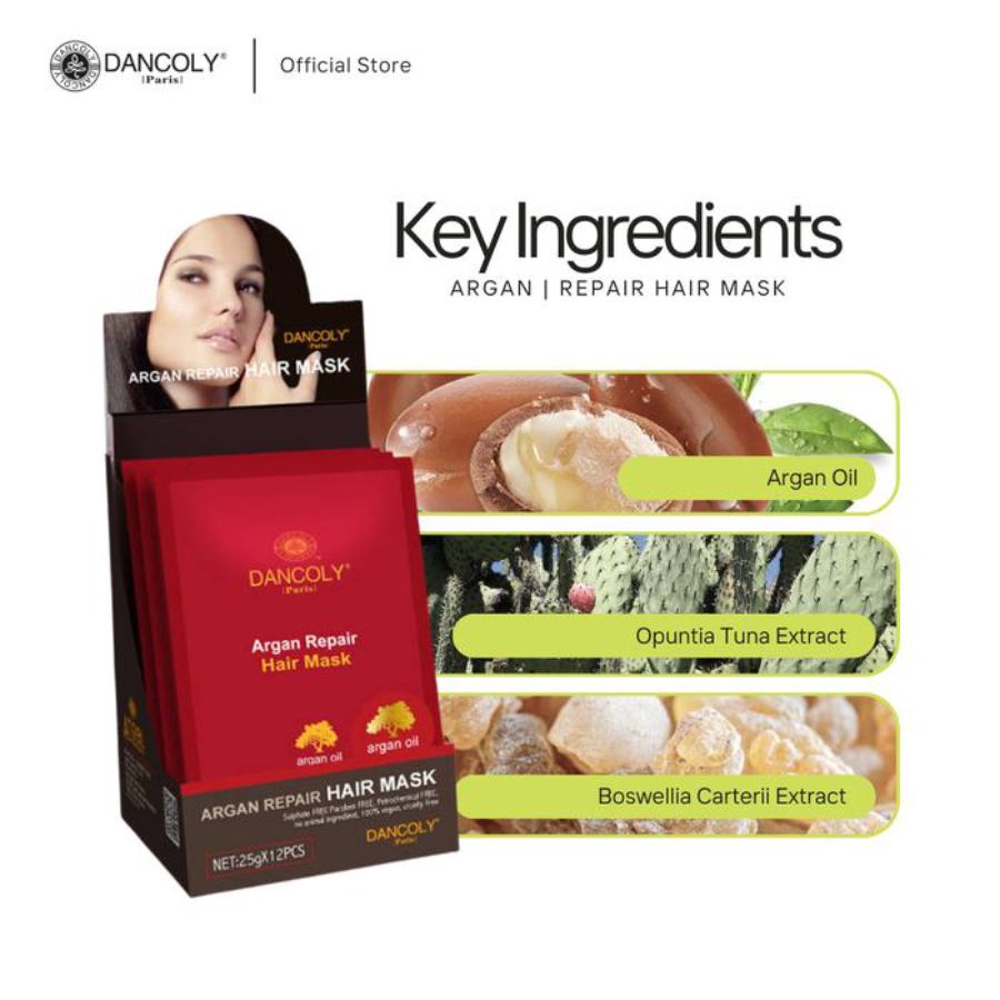 Dancoly Argan Repair Hairmask Sachet 25gram