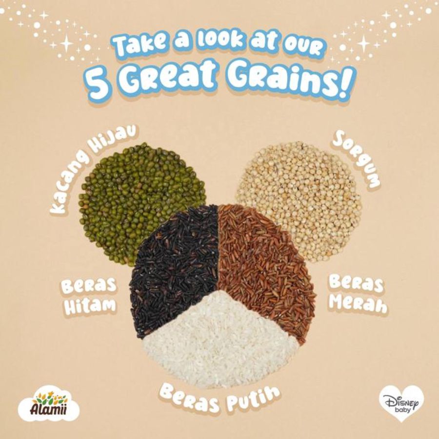 Alamii Lil' Puffs Strawberry Milk Snack Sehat Bayi 15gram