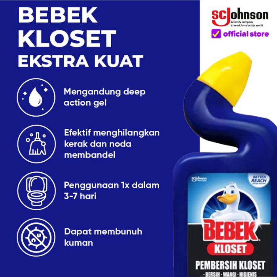 Bebek Ekstra Kuat Pembersih Kloset 625ml